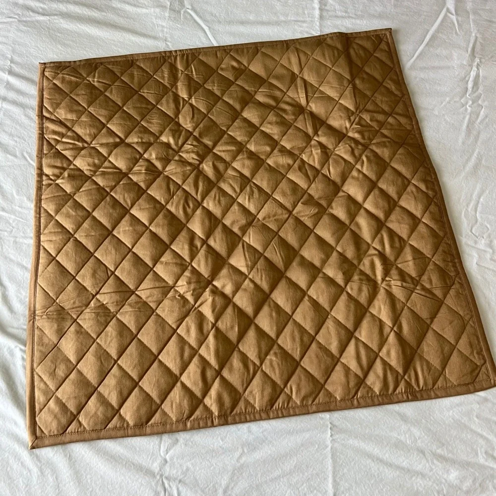 Ralph Lauren Cromwell Quilted Euro Sham Equestrian Old Money Preppy 26x26 NEW
